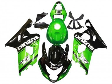 Wholesale 2004-2005 Suzuki GSXR 600 / GSXR 750 Motorcycle Fairings - Green Black White