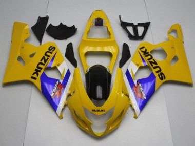 Wholesale 2004-2005 Suzuki GSXR 600 / GSXR 750 Motorcycle Fairings - Yellow White Blue Black