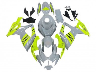 Wholesale 2006-2007 Suzuki GSXR 600 / GSXR 750 Motorcycle Fairings - Grey Neon Yellow