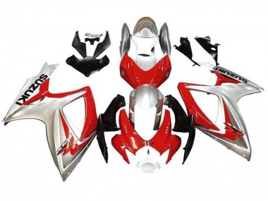 Wholesale 2006-2007 Suzuki GSXR 600 / GSXR 750 Motorcycle Fairings - Silver Red Black