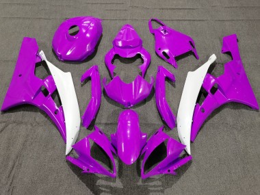 Wholesale 2006-2007 Yamaha YZF R6 Motorcycle Fairings - Purple White