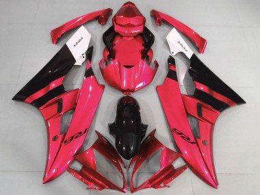 Wholesale 2006-2007 Yamaha YZF R6 Motorcycle Fairings - White Red Glossy Black
