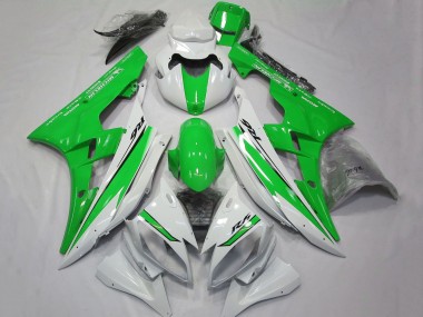 Wholesale 2006-2007 Yamaha YZF R6 Motorcycle Fairings - White Green