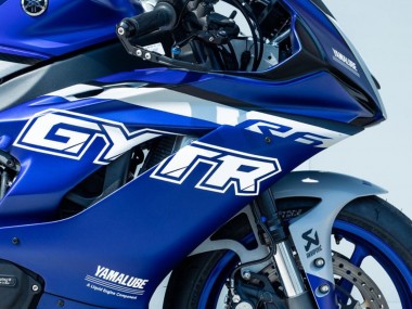 Wholesale 2017-2023 Yamaha YZF R6 Motorcycle Fairings - Blue Silver GYTR