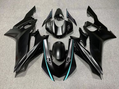 Wholesale 2017-2023 Yamaha YZF R6 Motorcycle Fairings - Matte Black Turquoise Blue