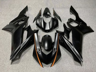 Wholesale 2017-2023 Yamaha YZF R6 Motorcycle Fairings - Matte Black Orange