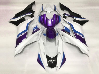 Wholesale 2017-2023 Yamaha YZF R6 Motorcycle Fairing - White Blue Purple Black
