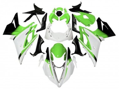 Wholesale 2013-2016 Triumph Daytona 675 Triple Motorcycle Fairings - White Green Glossy Black