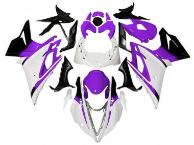 Wholesale 2013-2016 Triumph Daytona 675 Triple Motorcycle Fairings - White Purple Glossy Black