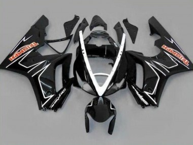 Wholesale 2006-2008 Triumph Daytona 675 Triple Motorcycle Fairings - Glossy Black White Stripe