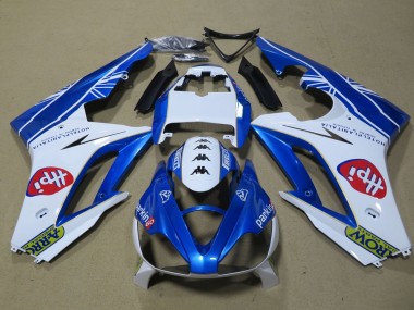 Wholesale 2006-2008 Triumph Daytona 675 Triple Motorcycle Fairings - White Blue