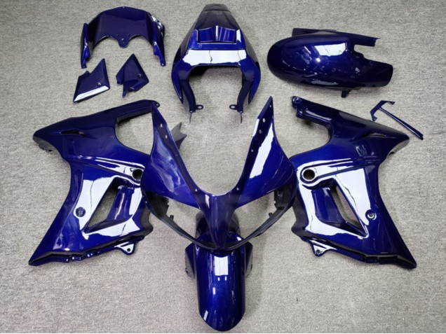 2003-2013 Suzuki SV650 Motorcycle Fairings - Glossy Blue Carbon Fiber