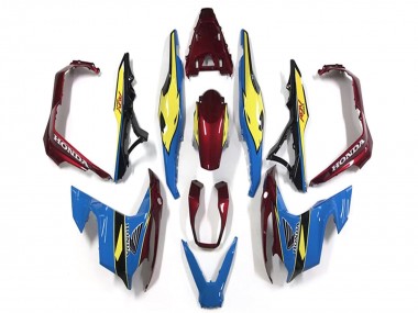Wholesale 2018-2021 Honda ADV150 Motorcycle Fairings - Blue Yellow Red