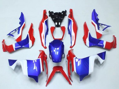 Wholesale 2018-2021 Honda ADV150 Motorcycle Fairings - White Red Blue