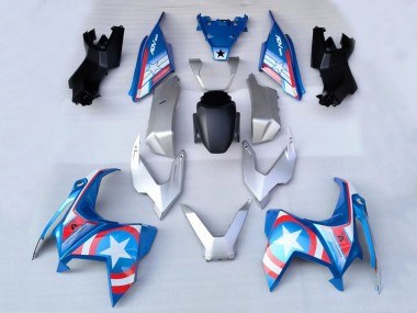 Wholesale 2022-2024 Honda ADV160 Motorcycle Fairings - Silver Blue Red White Star