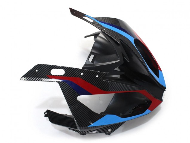 2015-2016 BMW S1000RR Motorcycle Fairings - Blue Red Carbon Fiber