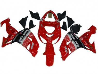 Wholesale 2006-2007 Kawasaki ZX10R Motorcycle Fairings - Red Silver Grey Black Elf 56