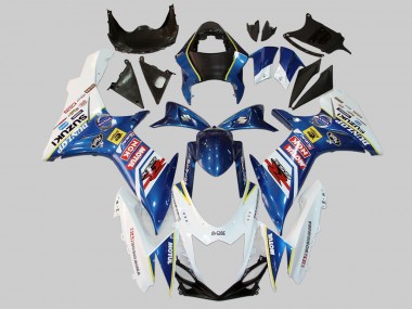 Wholesale 2011-2024 Suzuki GSXR 600/750 Motorcycle Fairings - White Blue Red Yellow Motul Dunlop