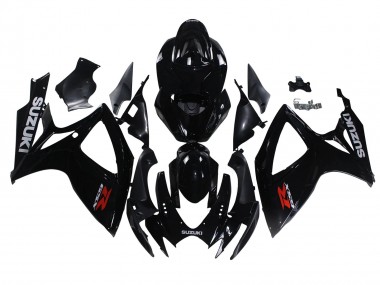 Wholesale 2006-2007 Suzuki GSXR 600/750 Motorcycle Fairings - Glossy Black