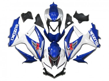 Wholesale 2008-2010 Suzuki GSXR 600/750 Motorcycle Fairing - White Blue Red