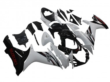 Wholesale 2011-2024 Suzuki GSXR 600/750 Motorcycle Fairings - White Glossy Black