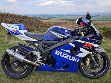 Wholesale 2004-2005 Suzuki GSXR 600 Motorcycle Fairings - Blue White Red