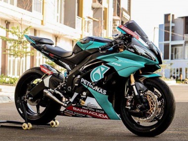 Wholesale 2008-2016 Yamaha YZF R6 Motorcycle Fairings - Light Green White Black Petronas