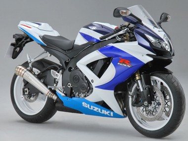 Wholesale 2008-2010 Suzuki GSXR 600/750 Motorcycle Fairings - White Blue Red