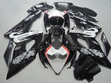Wholesale 2005-2006 Suzuki GSXR 1000 Motorcycle Fairings - Glossy Black White Red Beacon