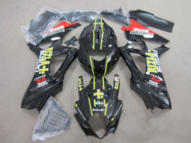 Wholesale 2007-2008 Suzuki GSXR 1000 Motorcycle Fairings - Glossy Black Yellow Red Rizla