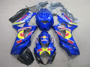 Wholesale 2007-2008 Suzuki GSXR 1000 Motorcycle Fairings - Blue Yellow Black Red Bull