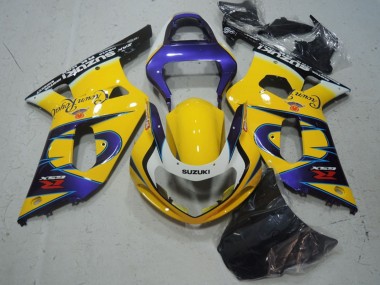 Wholesale 2001-2003 Suzuki GSXR 600 Motorcycle Fairings - Yellow Purple Black
