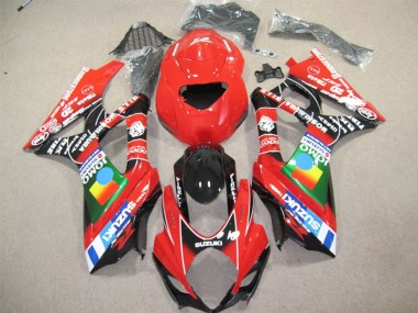 Wholesale 2004-2005 Suzuki GSXR 600 Motorcycle Fairings - Red Blue Green Black JOMO