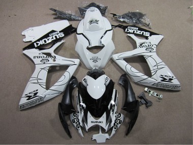 Wholesale 2006-2007 Suzuki GSXR 600 Motorcycle Fairings - White Black Corona Extra