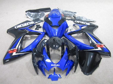 Wholesale 2006-2007 Suzuki GSXR 600 Motorcycle Fairing - Blue White Glossy Black Red
