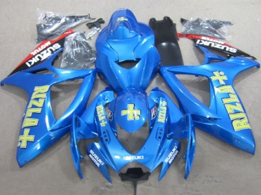 Wholesale 2006-2007 Suzuki GSXR 600 Motorcycle Fairings - Blue Gold Red Rizla