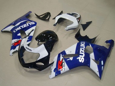Wholesale 2001-2003 Suzuki GSXR 750 Motorcycle Fairings - Blue White