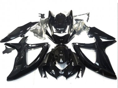 Wholesale 2008-2010 Suzuki GSXR 750 Motorcycle Fairings - Glossy Black