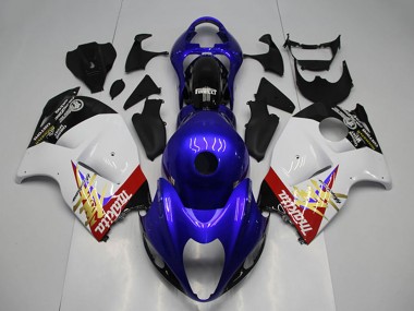 Wholesale 1996-2007 Suzuki GSXR 1300 Hayabusa Motorcycle Fairing - Blue White
