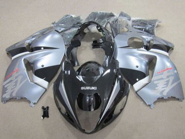 Wholesale 1996-2007 Suzuki GSXR 1300 Hayabusa Motorcycle Fairings - Matte Black Silver