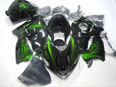 Wholesale 1996-2007 Suzuki GSXR 1300 Hayabusa Motorcycle Fairings - Glossy Black Green