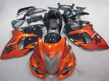 Wholesale 2008-2020 Suzuki GSXR 1300 Hayabusa Motorcycle Fairings - Orange Black