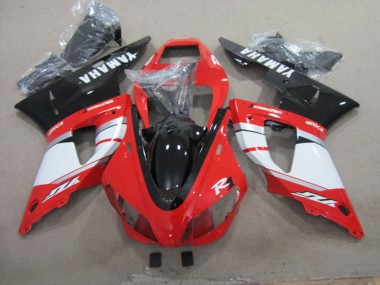 Wholesale 1998-1999 Yamaha YZF R1 Motorcycle Fairings - Red White Silver Glossy Black