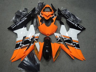 Wholesale 2008-2016 Yamaha YZF R6 Motorcycle Fairings - Orange White Glossy Black Motul