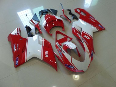 Air Red and White 07-14 Ducati 848 1098 1198 Fairings