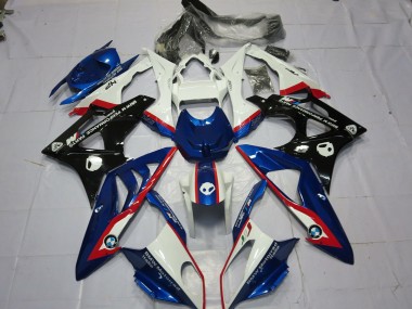 Alien Blue and White 09-14 S1000RR Fairings