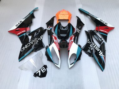 Alien Blue and White 09-14 S1000RR Fairings