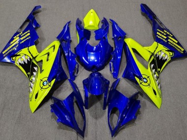 Alien Blue and White 09-14 S1000RR Fairings