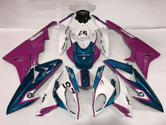 Alien Blue and White 09-14 S1000RR Fairings Alien Blue and White 09-14 S1000RR Fairings