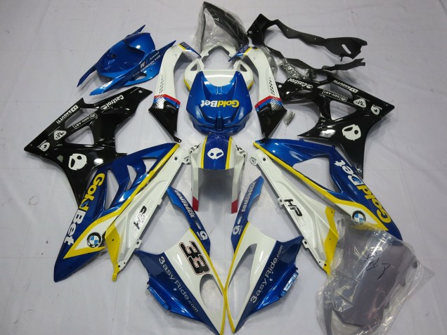 Alien Blue and White 09-14 S1000RR Fairings Alien Blue and White 09-14 S1000RR Fairings